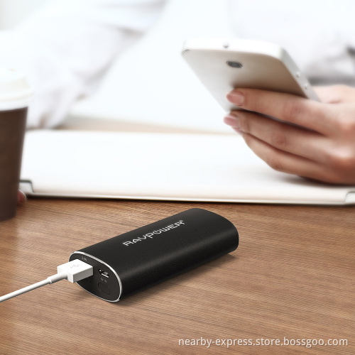 Portable Charger RAVPower 6700mAh (2.4A Output & 2A Input) External Battery Pack iSmart Technology for Smartphones Tablets